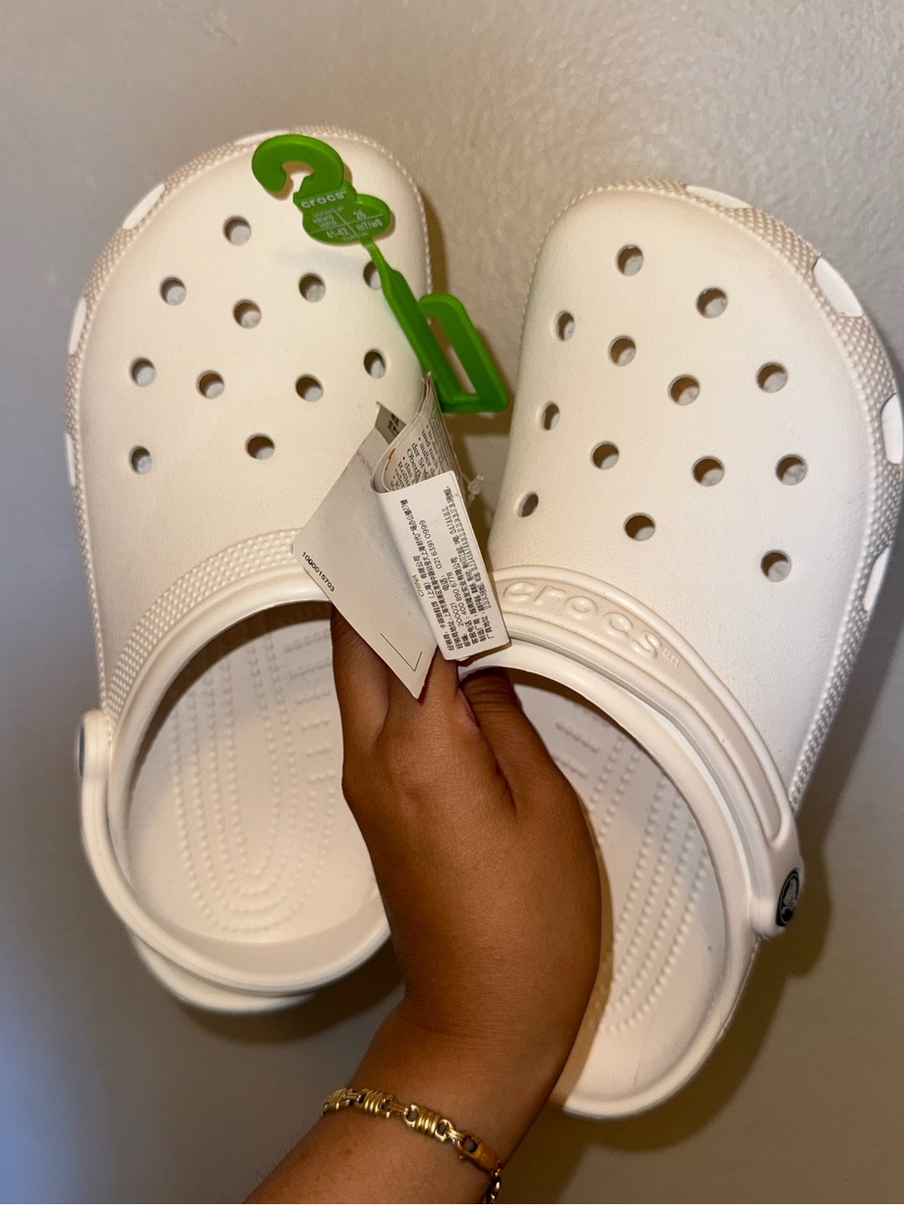 CROCS White Classic Clog